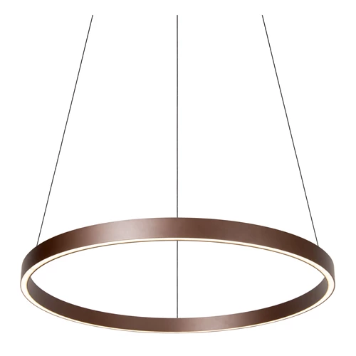 Lucide LIANE - Pendant light - Ø 80 cm - LED Dim. - CCT - 2x36W 2700K/4000K - Rust Brown | Vibes - detail 1